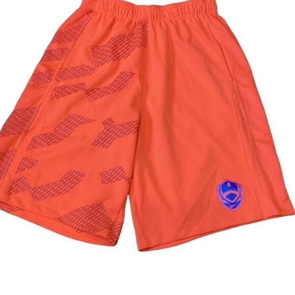 Nike Football Shorts Orange Retro Basketball Turquoise Dri-fit Small - Picture 3 of 12